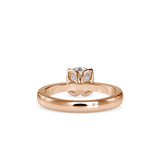 Elegant Rose Gold Solitaire Engagement Ring