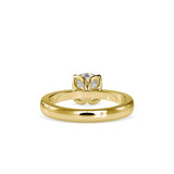 Elegant Yellow Solitaire Engagement Ring