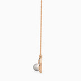 Rose Gold "Love" Arrow and Pearl Necklace