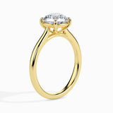 Yellow Classic Solitaire Diamond Ring