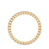 Yellow Princess-Cut Diamond Eternity Ring