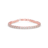 Rose Gold Diamond Tennis Bracelet