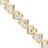 Yellow Heart Diamond Bracelet