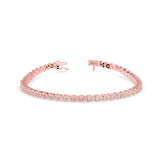 Rose Gold Classic Diamond Tennis Bracelet