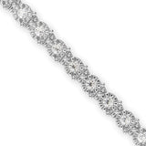 White Infinity Diamond Bracelet