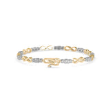 Yellow Infinity Diamond Bracelet