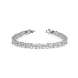 White Floral Diamond Bracelet