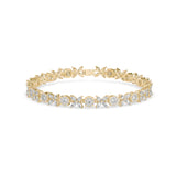 Yellow Floral Diamond Bracelet
