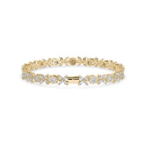 Yellow Floral Diamond Bracelet